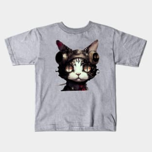 Time Traveling Cat Kids T-Shirt